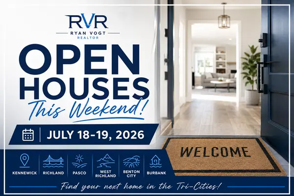 feature image of Tri-Cities Open Houses This Weekend: July 18-19, 2026