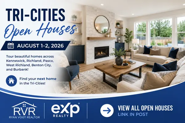 feature image of Tri-Cities Open Houses This Weekend: August 1-2, 2026