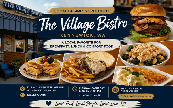 feature image of Local Business Spotlight: The Village Bistro in Kennewick, WA