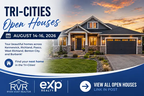 feature image of Tri-Cities Open Houses This Weekend: August 14-16, 2026