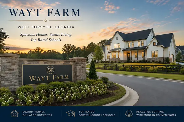 feature image of Wayt Farm: Upscale Living in West Forsyth’s Top School District