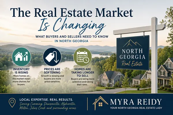 feature image of The Real Estate Market Is Changing: What Buyers and Sellers Need to Know in North Georgia