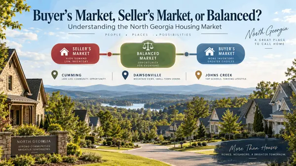feature image of Buyer’s Market, Seller’s Market, or Balanced? Understanding the North Georgia Housing Market