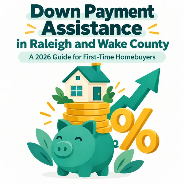 feature image of Down Payment Assistance in Raleigh and Wake County: A 2026 Guide for First-Time Homebuyers