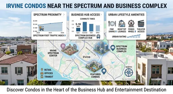 feature image of Irvine Condos and Townhomes Near Irvine Spectrum and the Irvine Business Complex: 2026 Buyer's Guide
