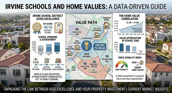 feature image of Irvine Schools and Home Values: How Irvine Unified School District Drives Real Estate Demand