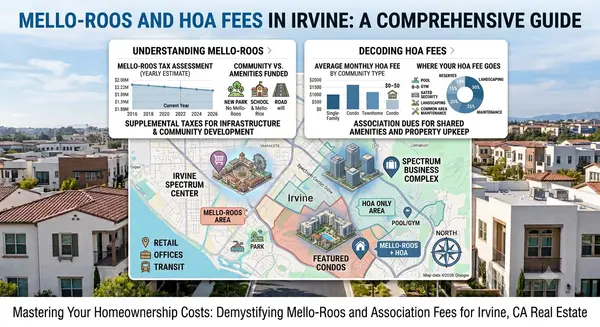 feature image of Mello-Roos and HOA Fees in Irvine: What Every Buyer Needs to Budget For