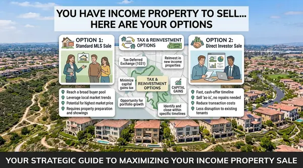 feature image of You Have Income Property to Sell in Orange County… Here Are Your Real Options.