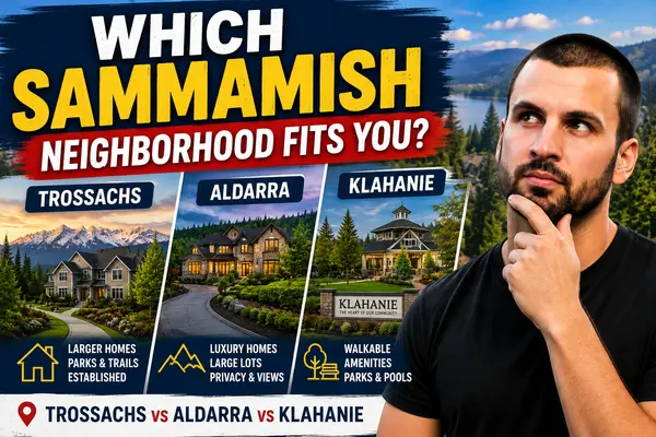 Trossachs vs Aldarra vs Klahanie: Sammamish Neighborhood Guide