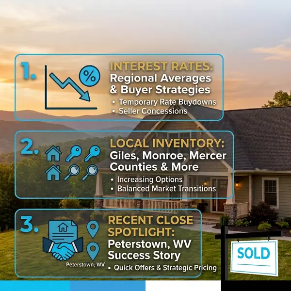 Southern WV & SWVA Market Update | Rates, Inventory & Recent Closing