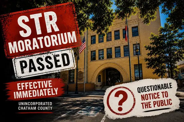 feature image of STVR Moratorium in Unincorporated Chatham County