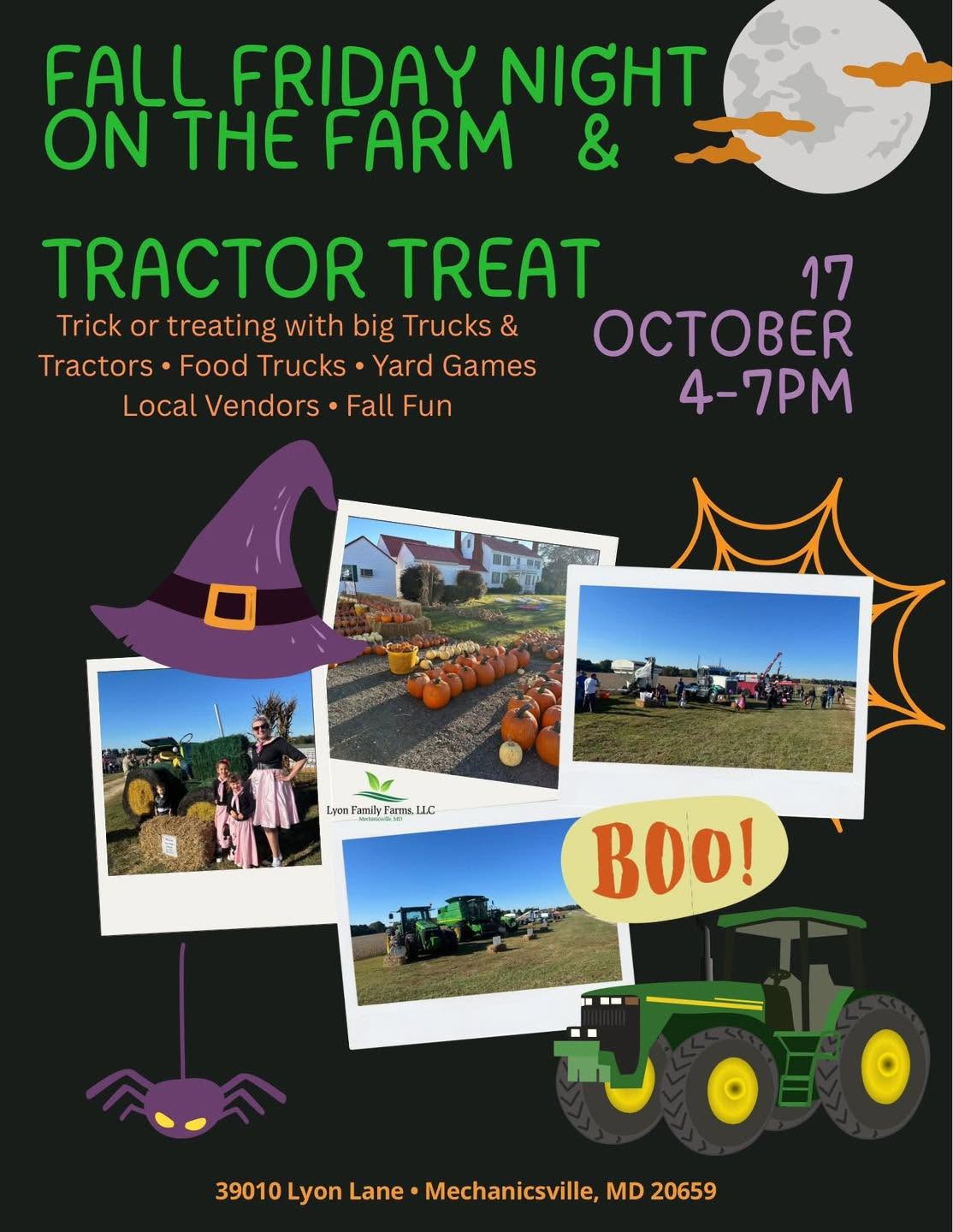 Fall Friday Night on the Farm & Tractor Treat