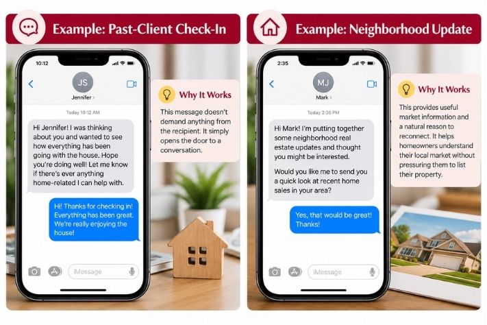 Real Estate Texting Examples