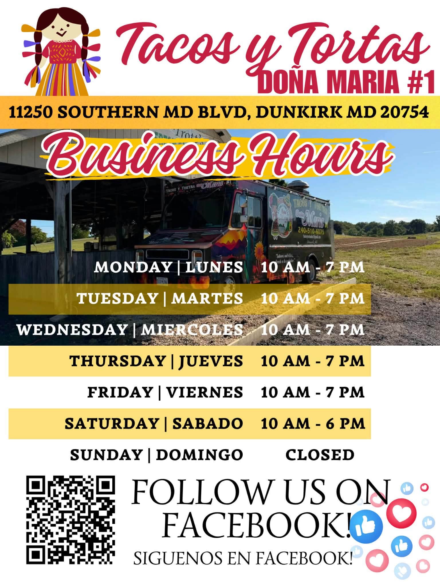 Tacos y Tortas Doña Maria #1 — Dunkirk