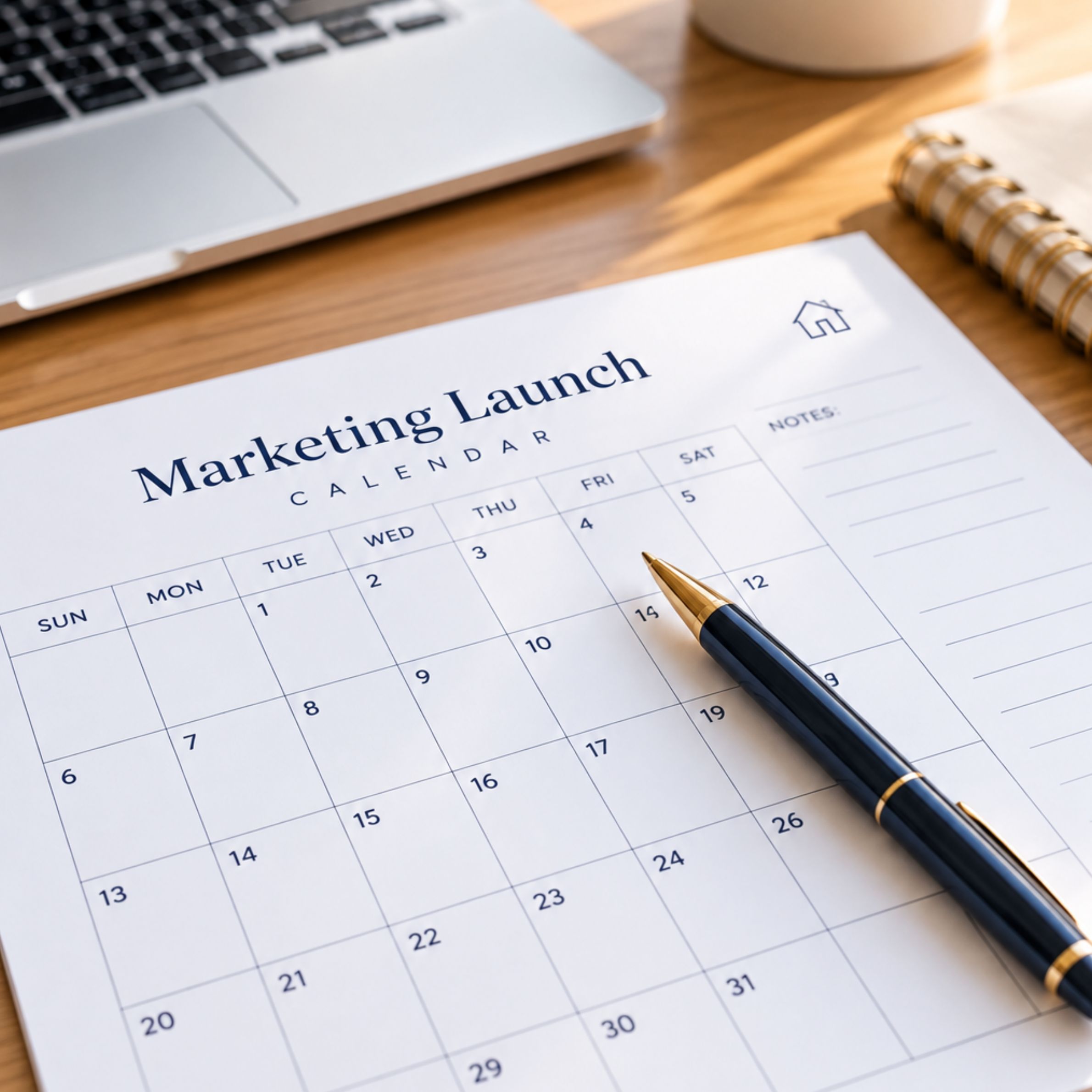 Establish the marketing timeline 