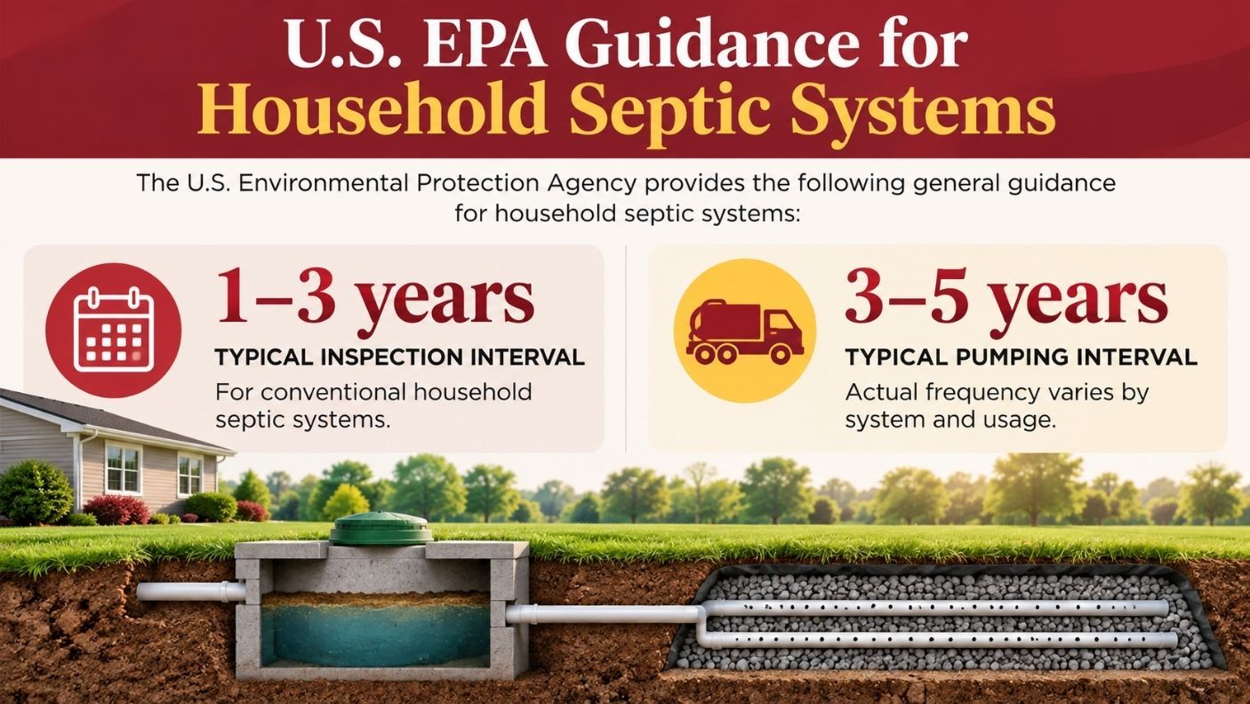General guidance for household septic systems