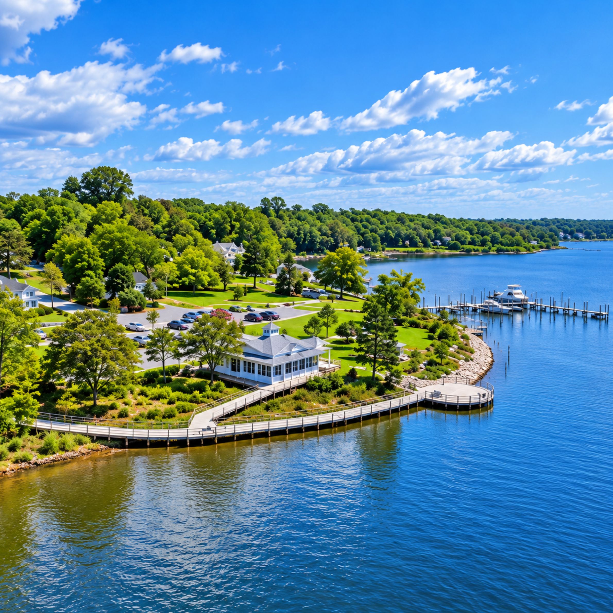 Leonardtown Wharf in Leonardtown