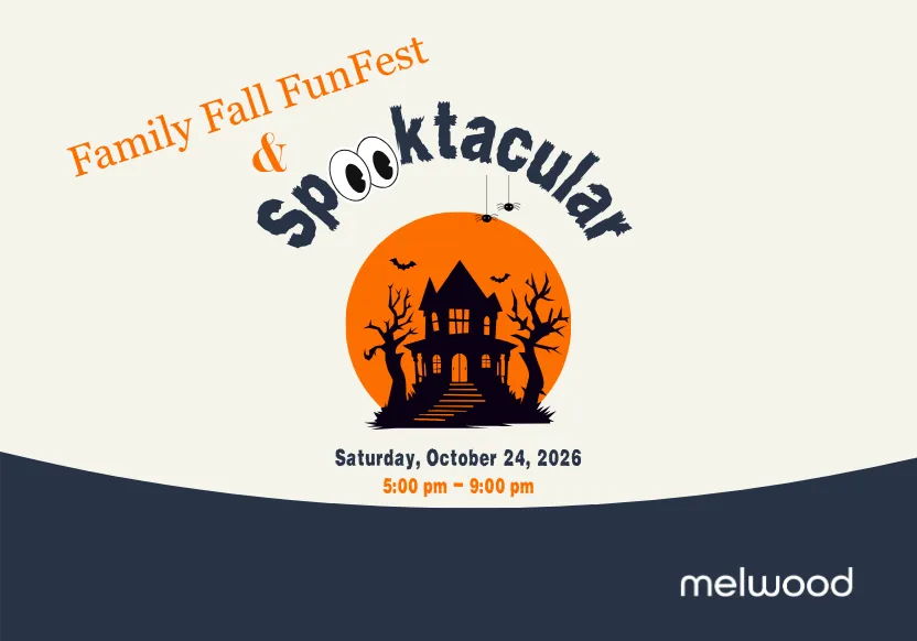 Melwood Family Fall FunFest & SpOOktacular  📅 Date: Saturday, October 24, 2026  📍 Location: Melwood Recreation Center, 9035 Ironsides Road, Nanjemoy, MD  🕒 Time: 5:00 PM–9:00 PM
