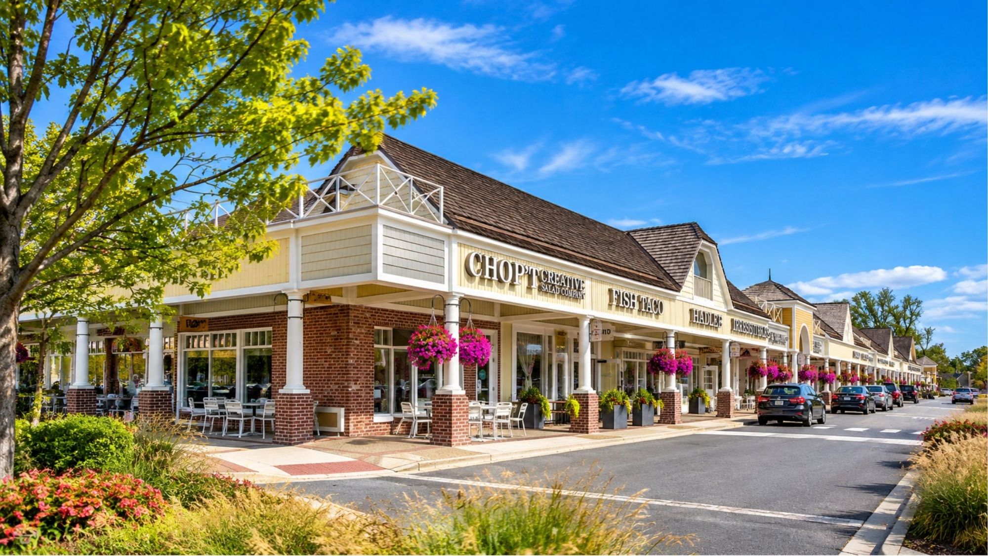 Shopping and dining destinations near Wildewood in California, Maryland