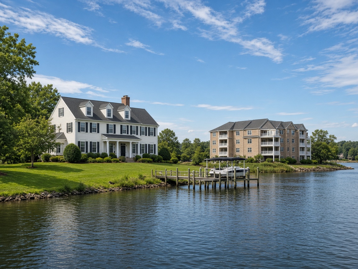 Waterfront home with private pier on the water in Solomons, MD