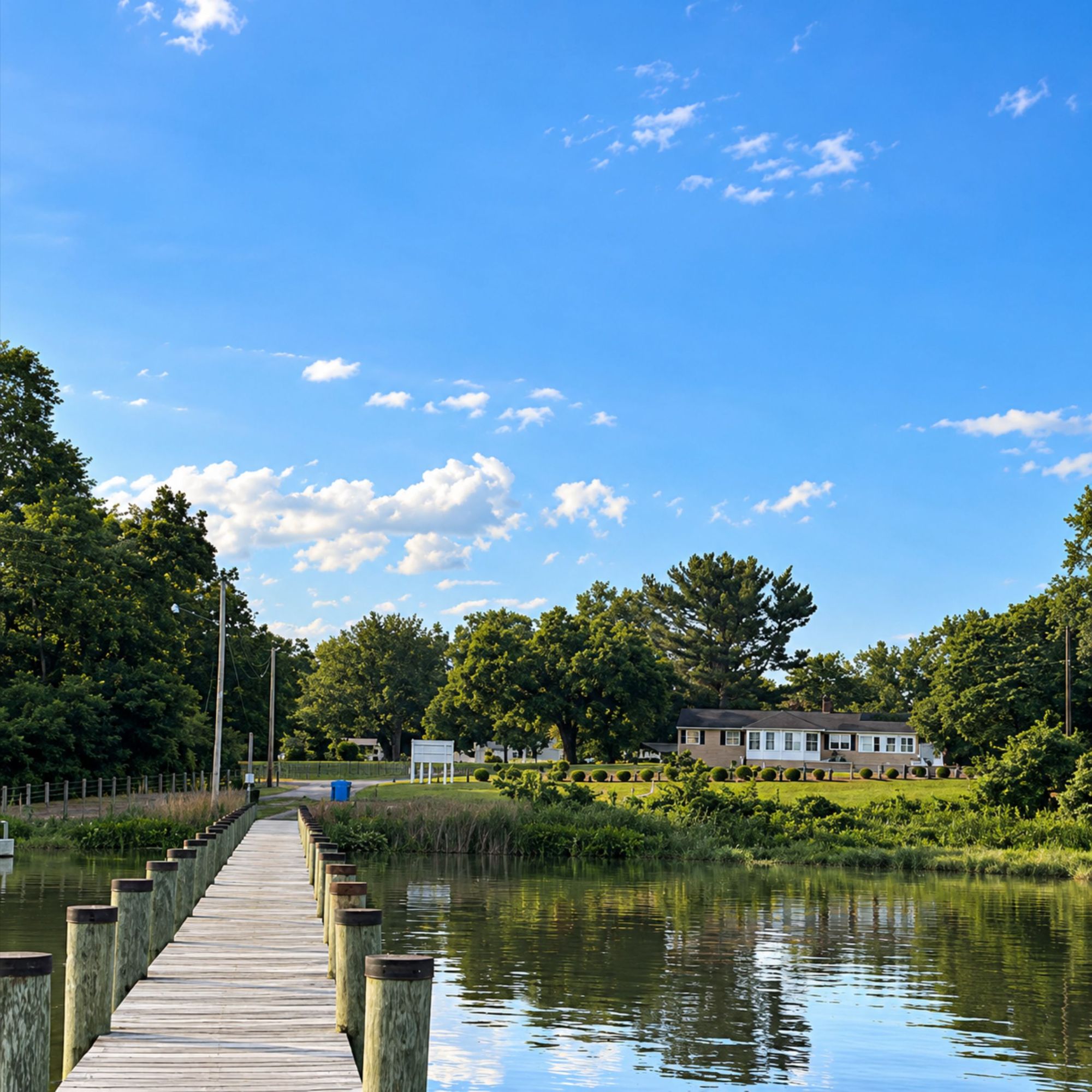 Residential homes illustrating the variety of housing options in Southern Maryland.
