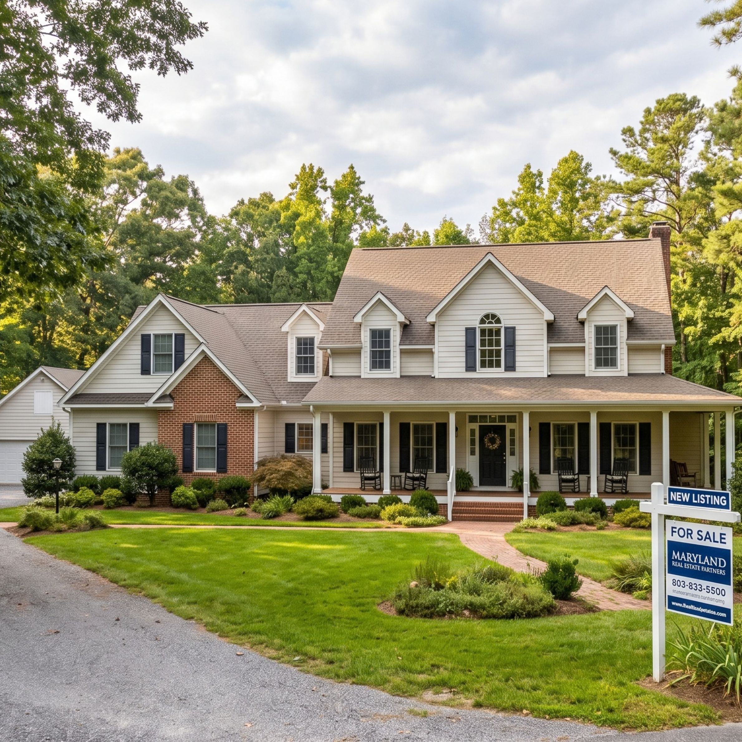 Southern Maryland home representing a residential sale under contract.