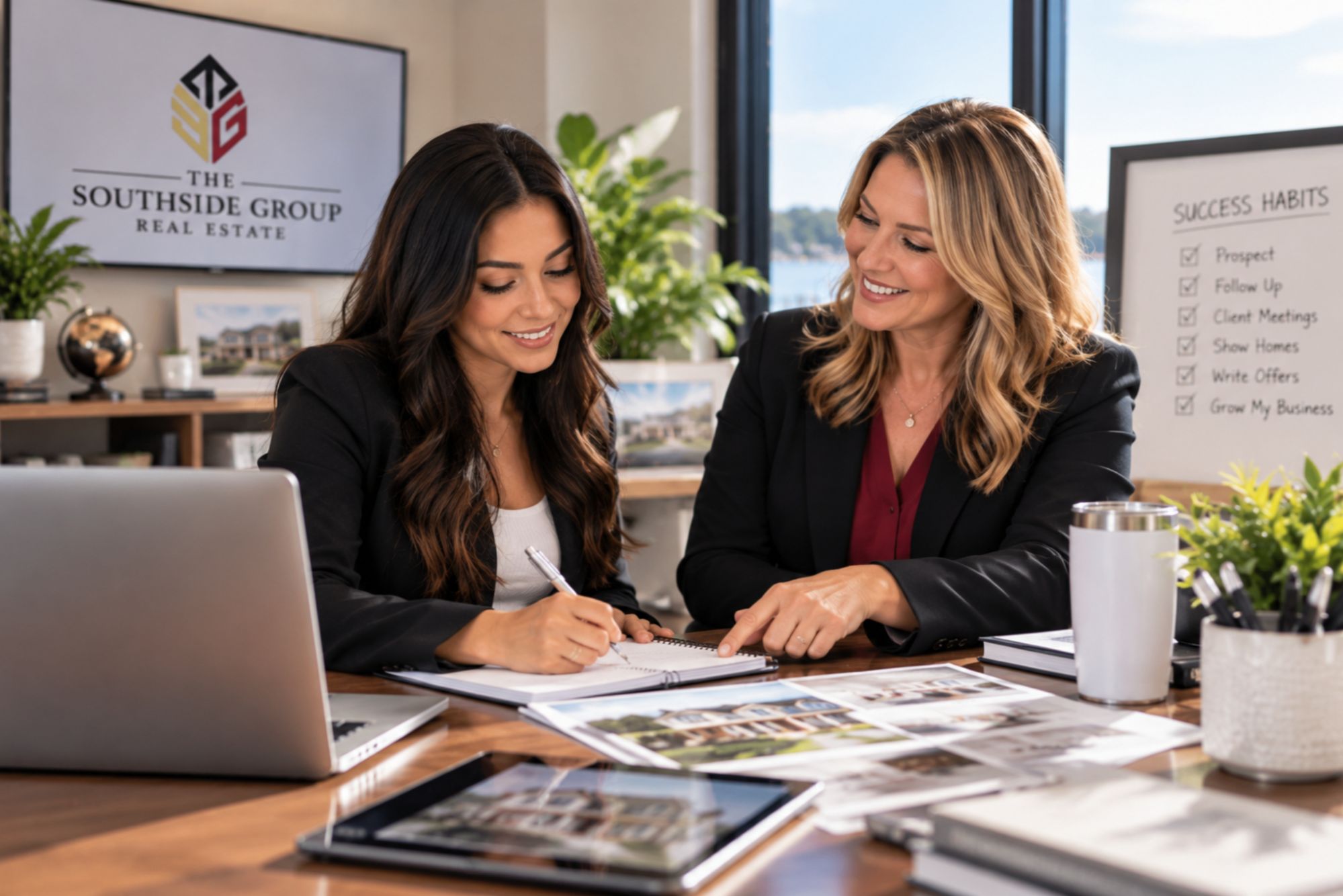 New real estate agent receiving professional training and coaching in Southern Maryland