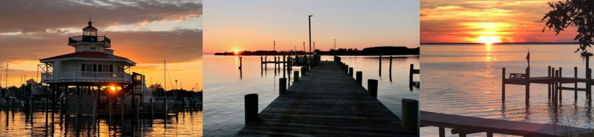 Map of waterfront restaurants in Southern Maryland