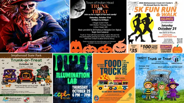 feature image of  Charles County Events This Weekend | October 29 – November 1, 2026