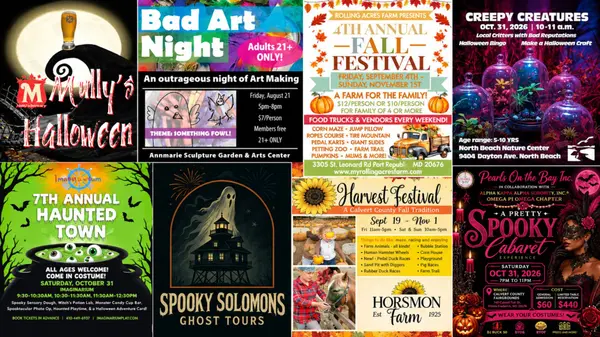 feature image of Calvert County Events This Weekend | October 29 – November 1, 2026