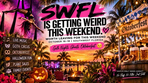 Worth Leaving For This Weekend: Goth Nights, Oktoberfest & Halloween Fun in Southwest Florida | October 16–18, 2026