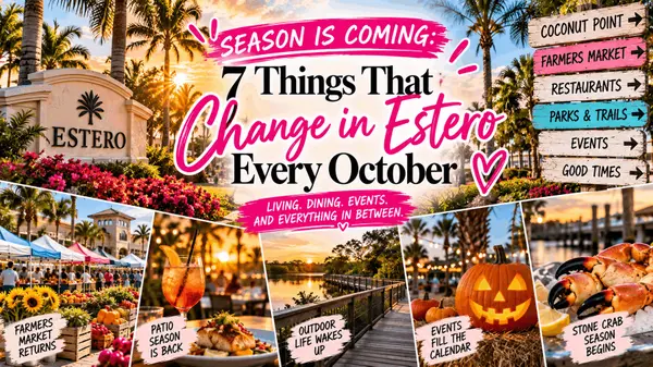 Season Is Coming: 7 Things That Change in Estero Every October
