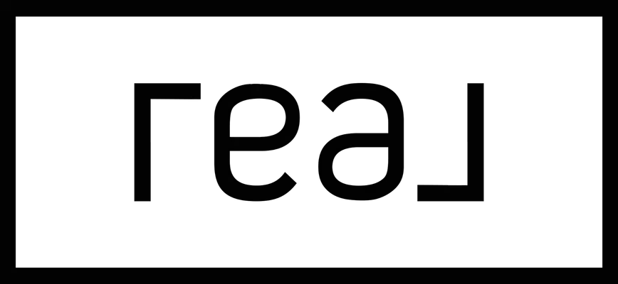 Real Logo Outline Black