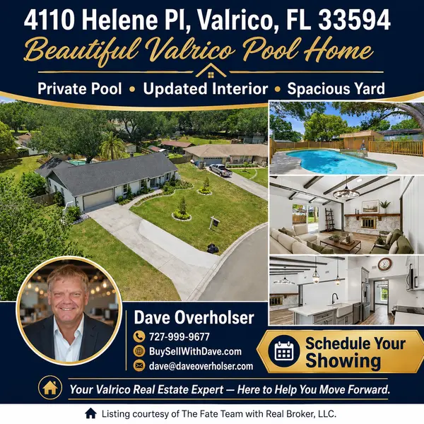 Renovated Pool Home for Sale at 4110 Helene Place in Valrico, Florida,Dave Overholser