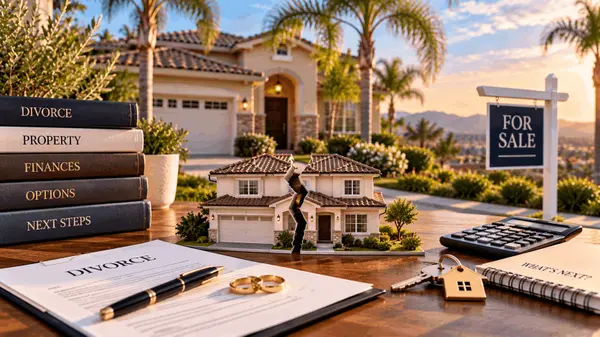 feature image of Selling a House During Divorce in Chino or Chino Hills: What Should You Do First?