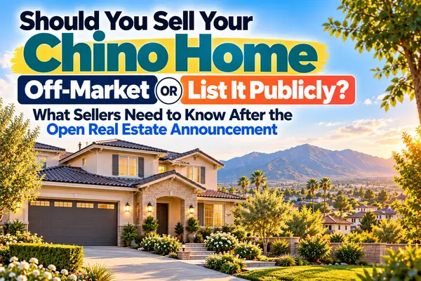 feature image of Should You Sell Your Chino Home Off-Market or List It Publicly? What Sellers Need to Know After the Open Real Estate Announcement