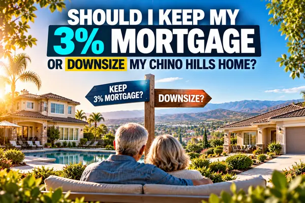 feature image of Should I Keep My 3% Mortgage or Downsize My Chino Hills Home?
