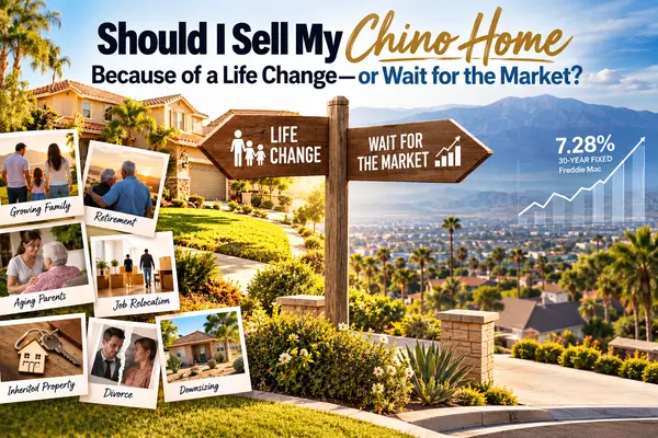 feature image of Should I Sell My Chino Home Because of a Life Change—or Wait for the Market?