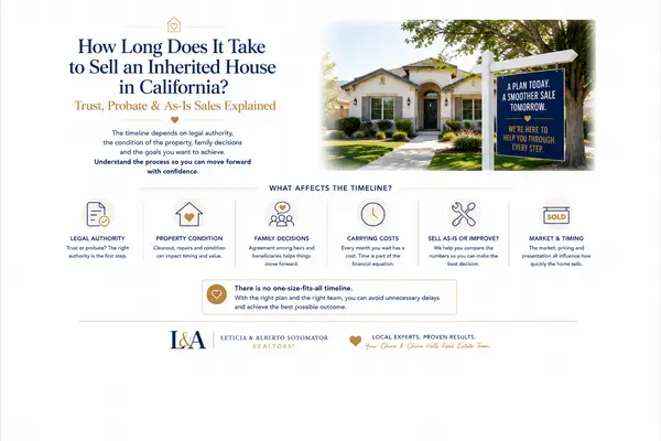 feature image of How Long Does It Take to Sell an Inherited House in California? Trust, Probate & As-Is Sales Explained