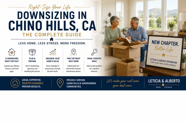 Downsizing in Chino Hills, CA: A Complete Guide for Homeowners,Leticia & Alberto Sotomayor