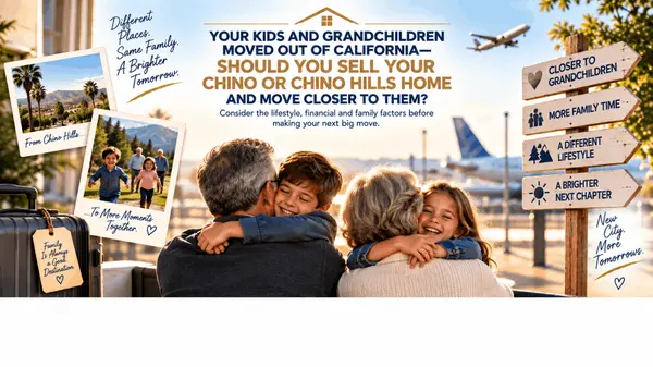 feature image of Your Kids and Grandchildren Moved Out of California—Should You Sell Your Chino or Chino Hills Home and Move Closer to Them?