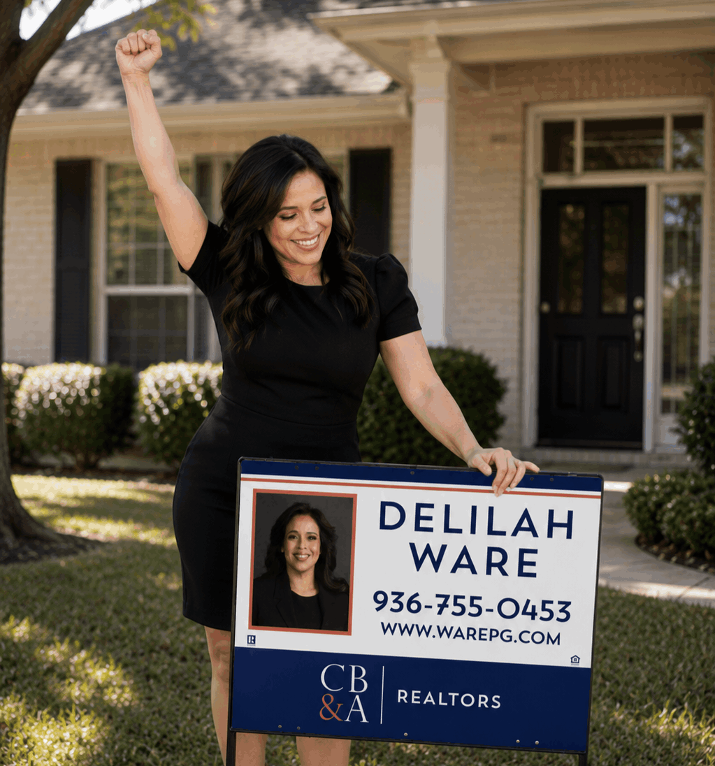 Delilah Ware helping a North Houston homeowner develop a personalized listing preparation strategy
