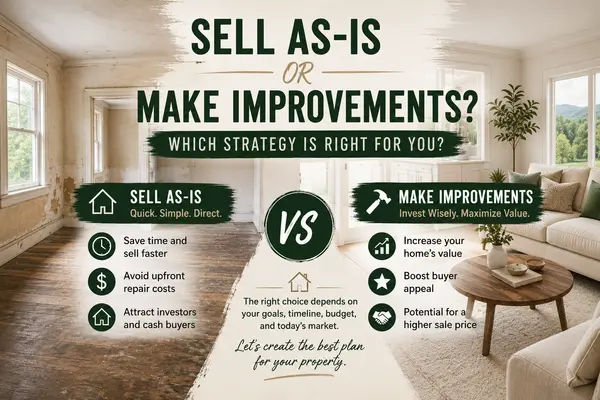 Sell As-Is or Make Improvements? Which Strategy Is Right for You?