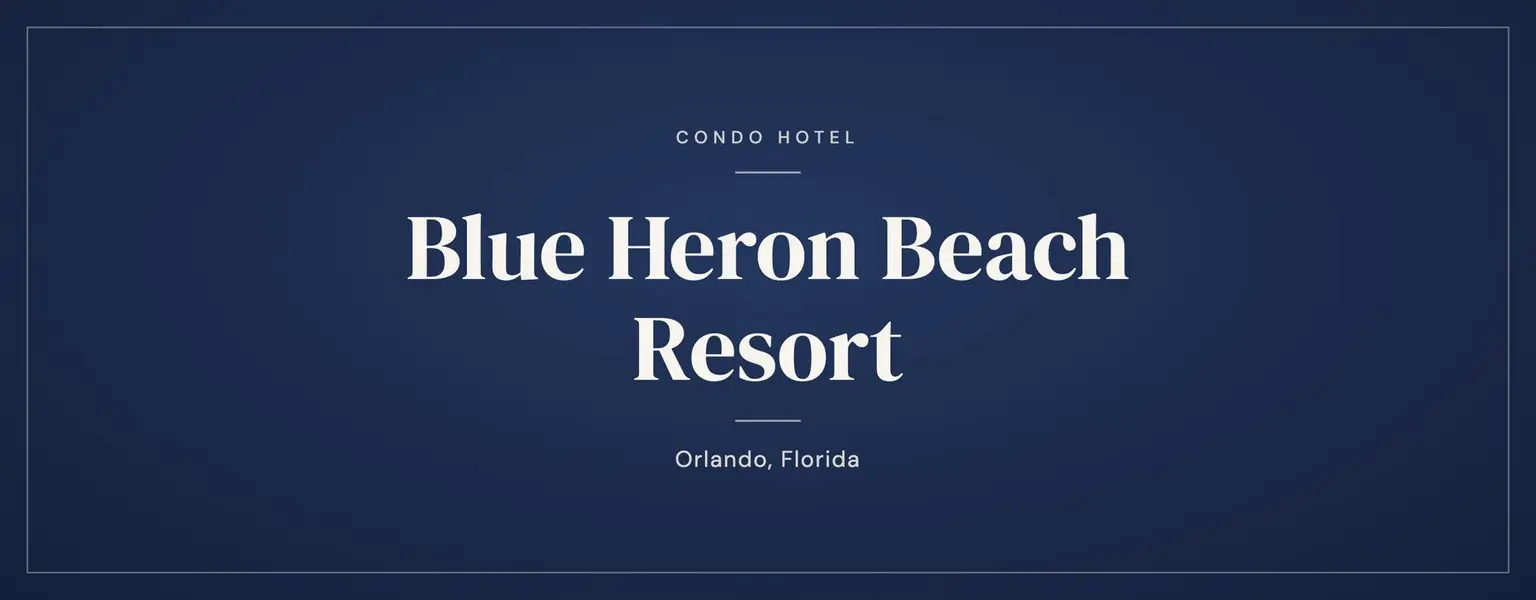 Blue Heron Beach Resort