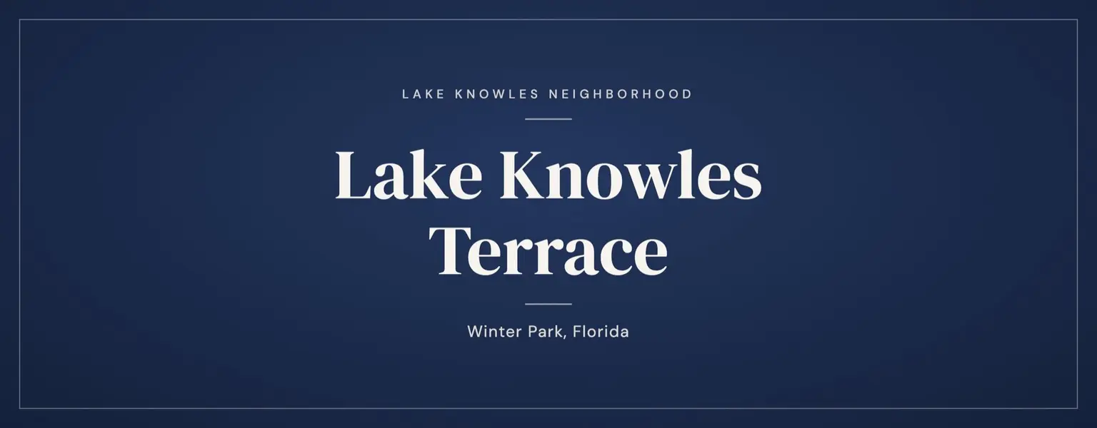 Lake Knowles Terrace