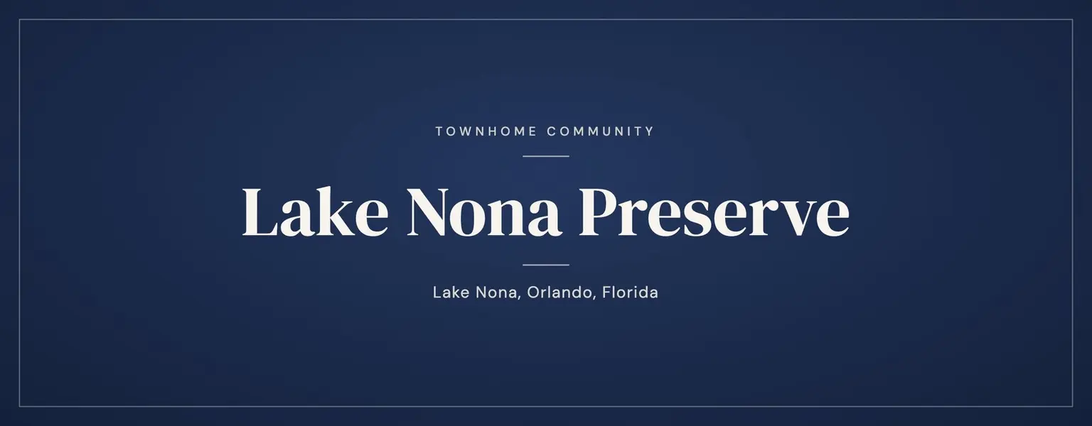 Lake Nona Preserve