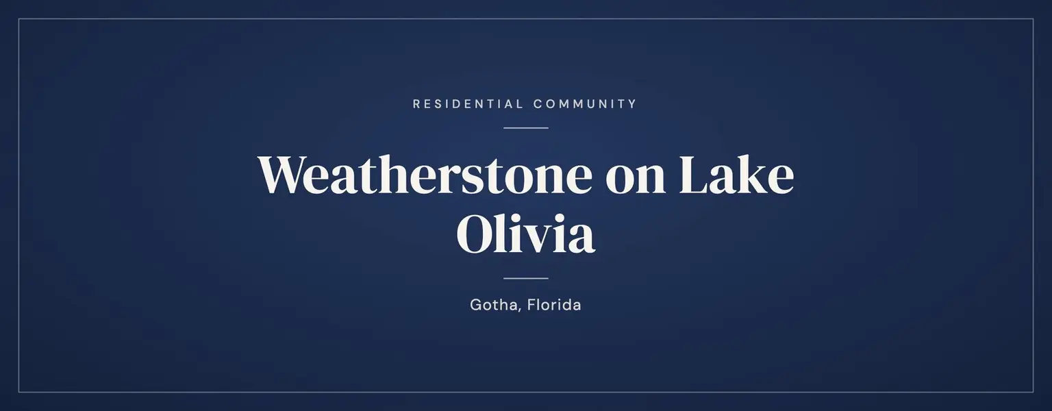 Weatherstone on Lake Olivia