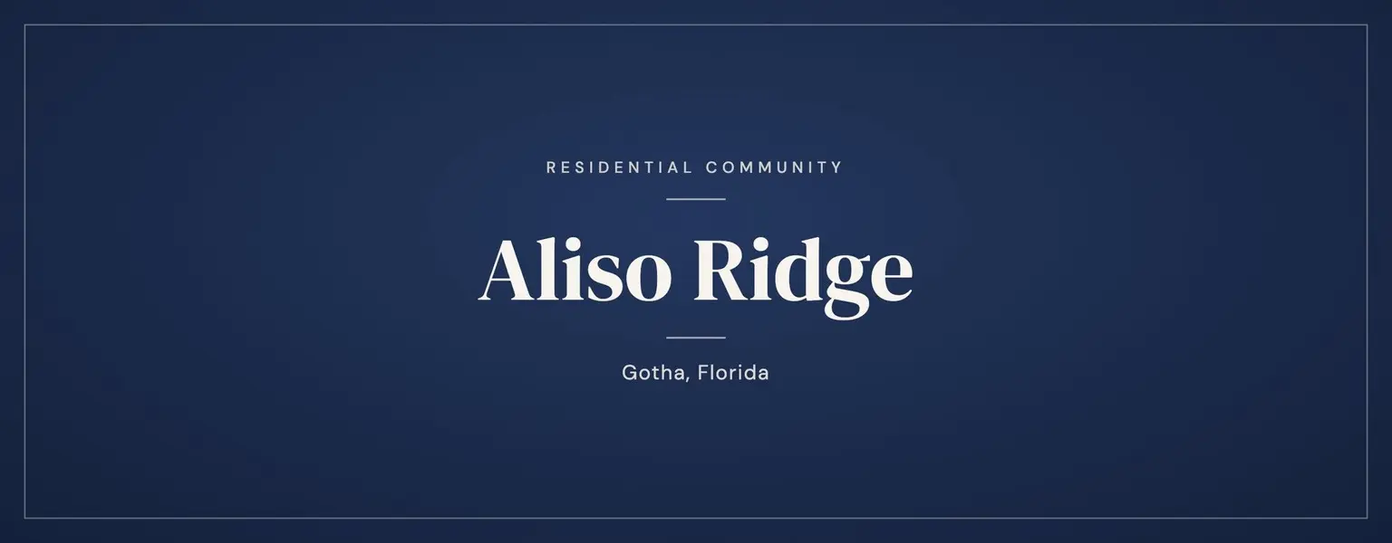 Aliso Ridge