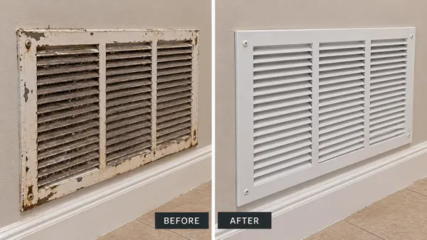 feature image of  Replace Old HVAC Return Vent Covers!