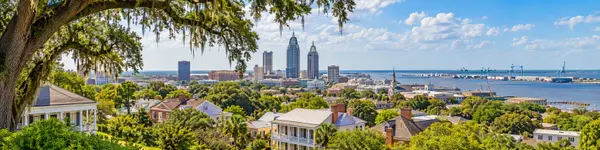 Southern Waterfront City Panorama